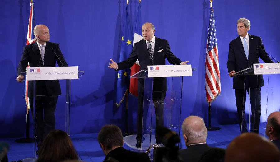 Франция, Великобритания и США готовятся внести в СБ ООН резолюцию по Сирии